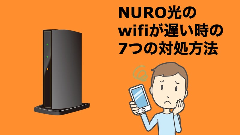 NURO光wi-fi遅い時