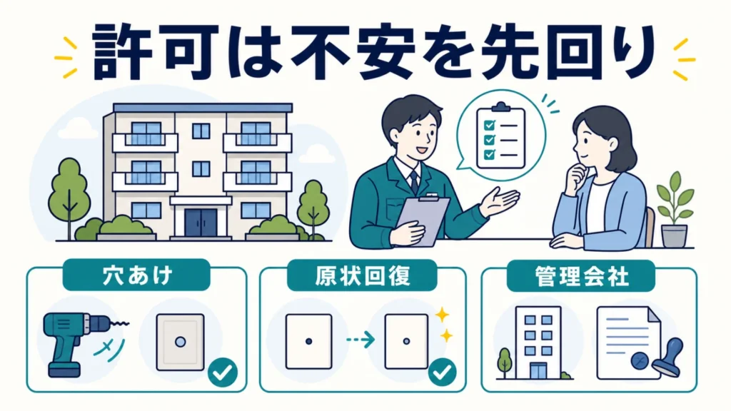 2026年版｜賃貸マンションでNURO光の工事許可を確実にもらう方法！大家さんへの伝え方・交渉術を徹底解説の要点を整理した図解